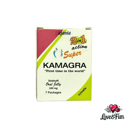 KAMAGRA Super Oral Jelly 100mg – קמגרה סופר ג'ל אוראלי לגברים